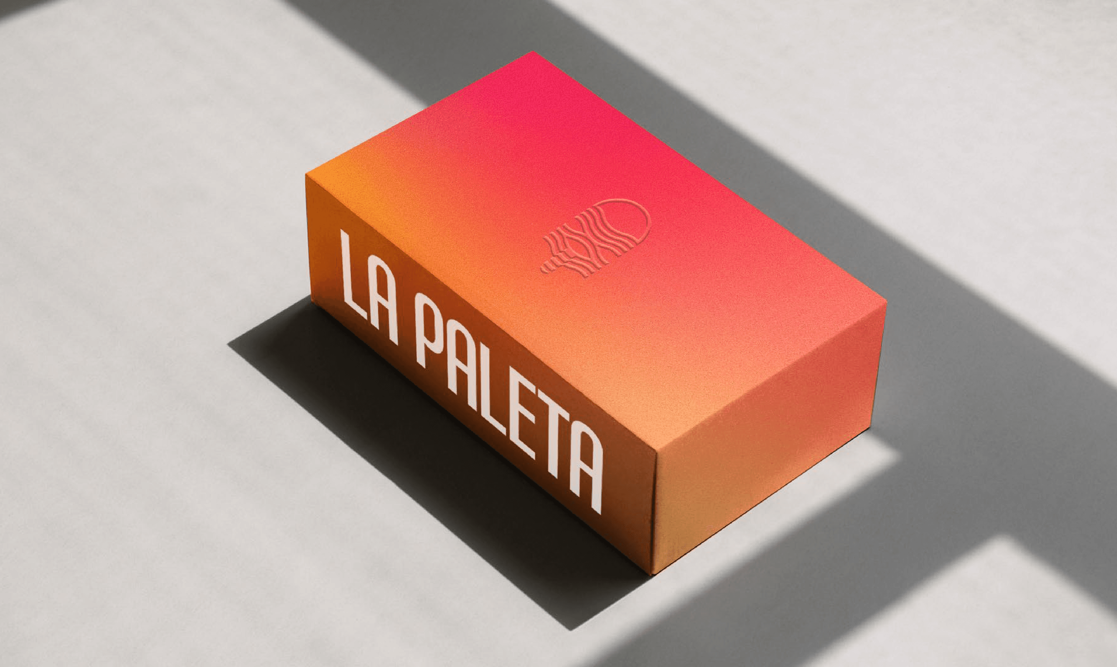 La Paleta gift box with Sunset Love gradient